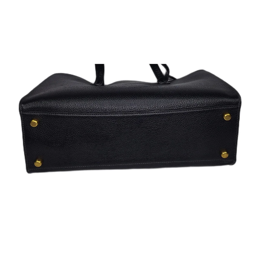 COACH Legacy Large Pebbled Leather Black Carryall 35 - Used/Good Condition - Picture 8 of 16